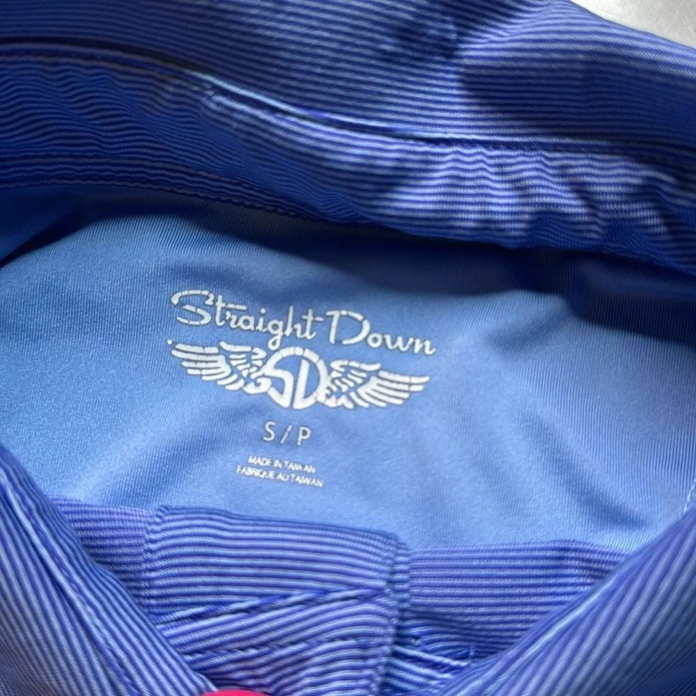 Straight Down Striped Golf Polo Whistling Straights